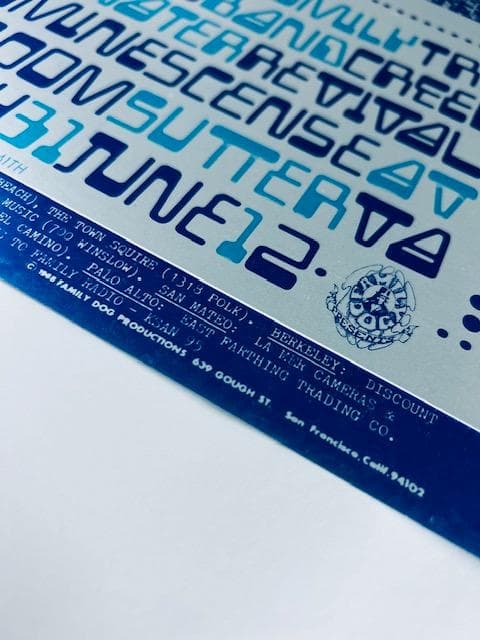 Family Dog Poster /Taj Mahal/ミュージシャンポスター