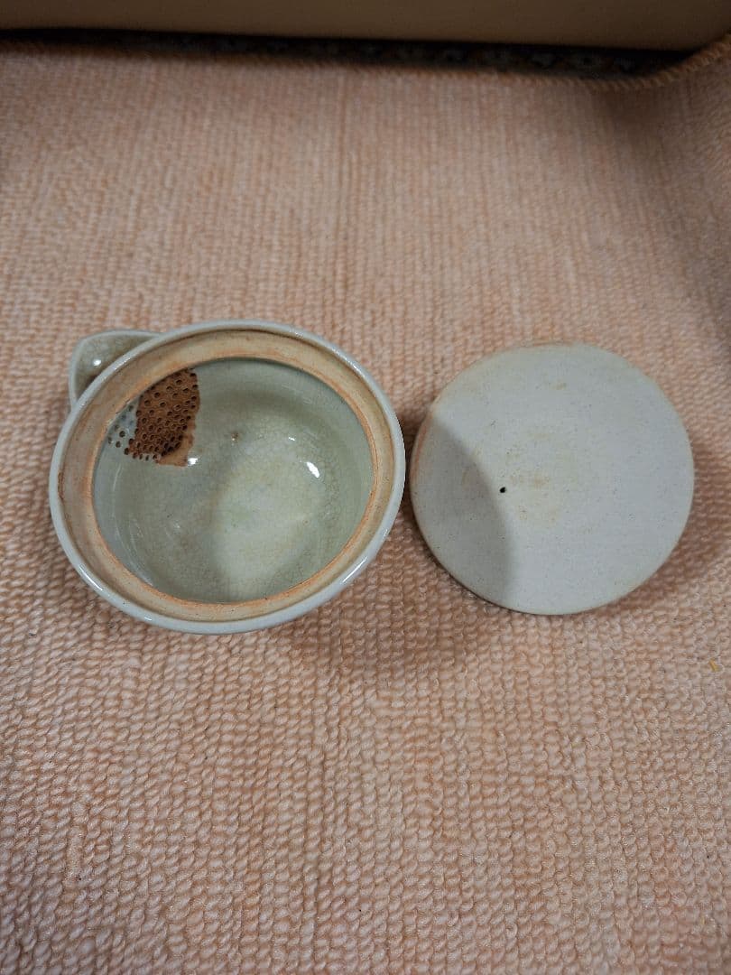 虫明焼、森　香泉、煎茶器セット