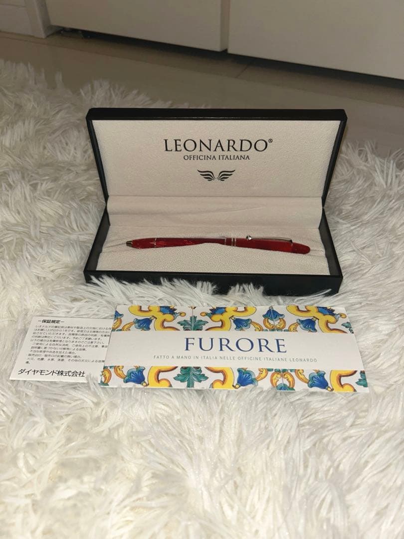 LEONARDO レオナルド 万年筆 FURORE レッドパッション 新品未使用