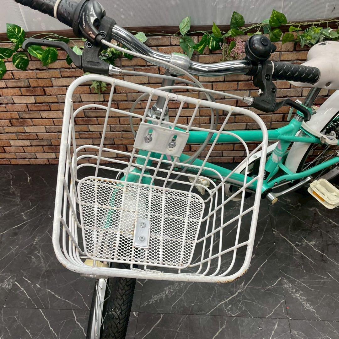 【108】子供用自転車 子供車 GIRLS LABO グリーン 22インチ