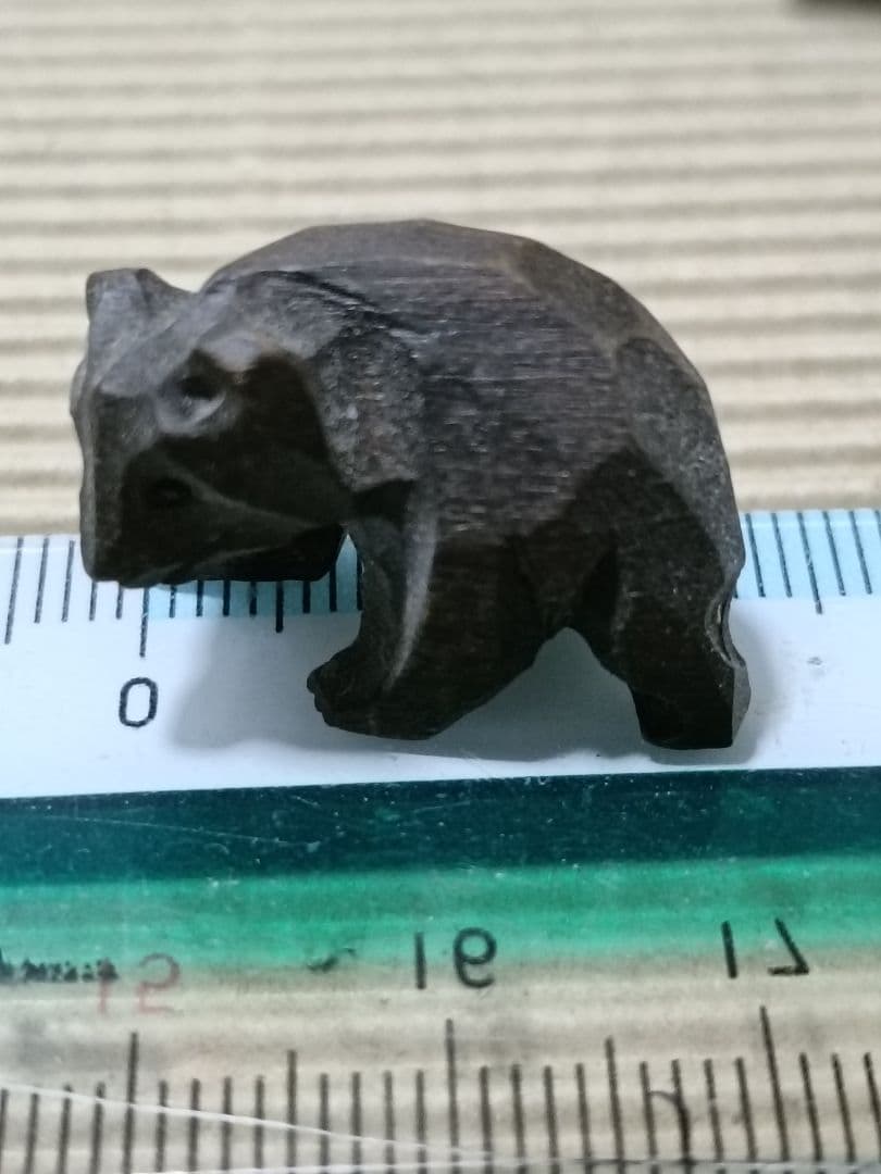 レトロ 極小 超ミニ 木彫熊 6点 希少 豆熊 激安