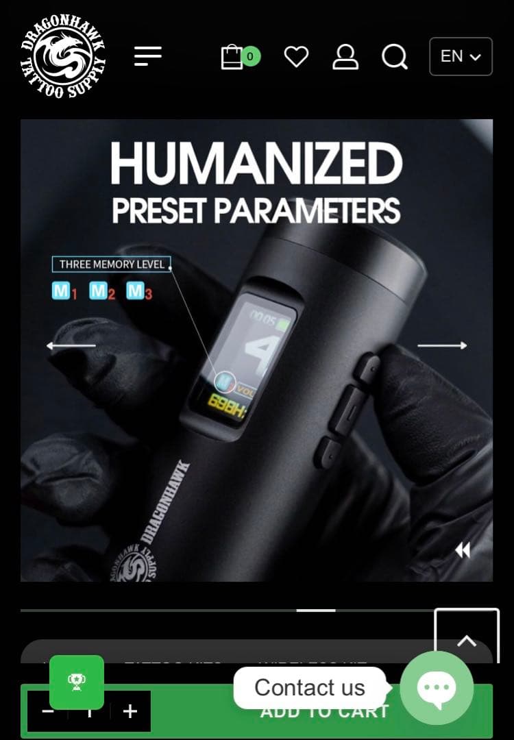 その他 Dragon hawk X7 wireless tattoo machine