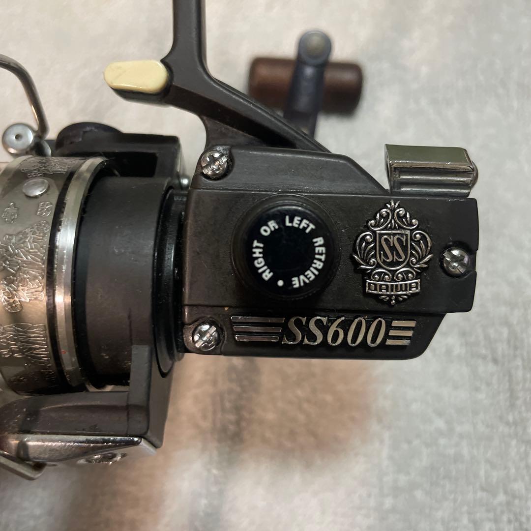 SS600 スピニングリール 木製ハンドル