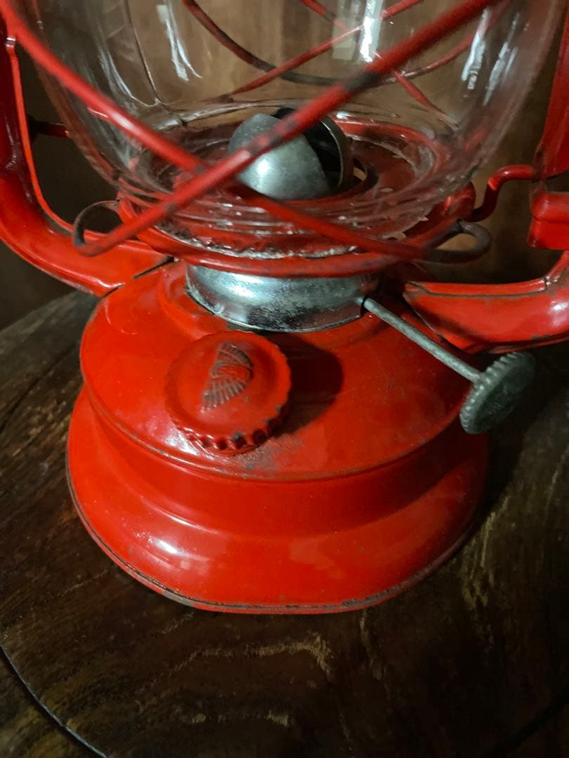 WINGED WHEEL No.500 Red オイル ランタン オイルランプ