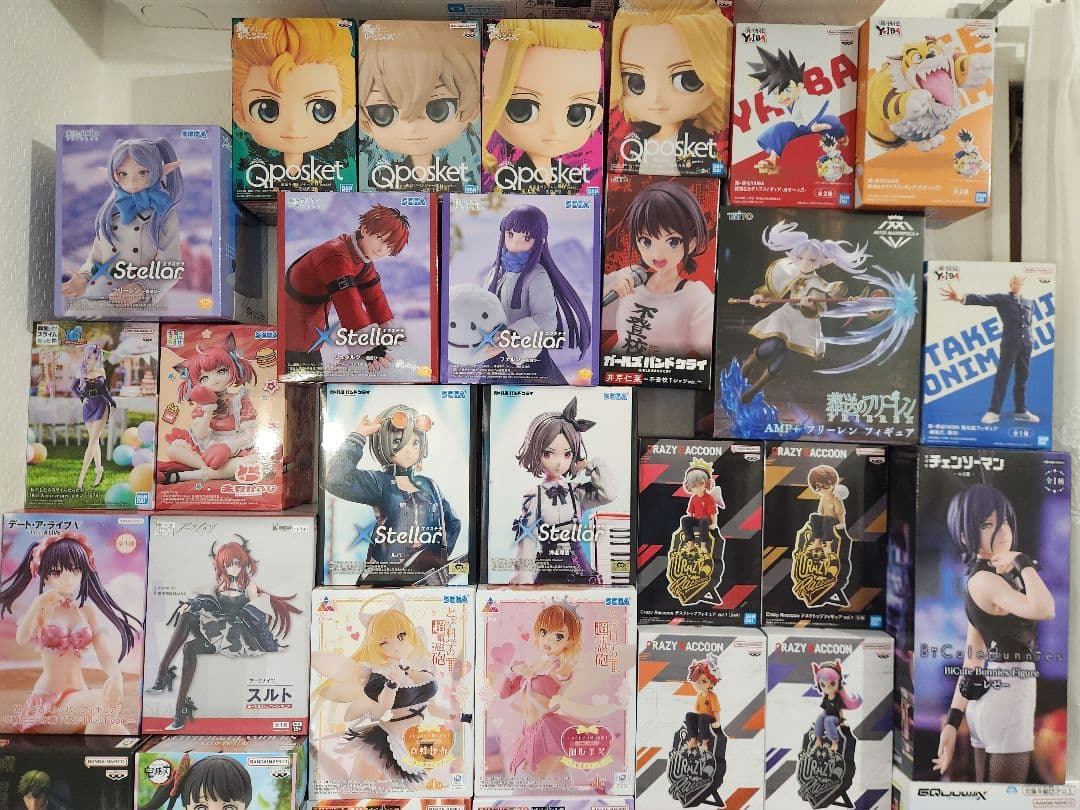 未開封フィギュア37個美少女系等 レイアース フリーレン アイマス ナルト レゼ