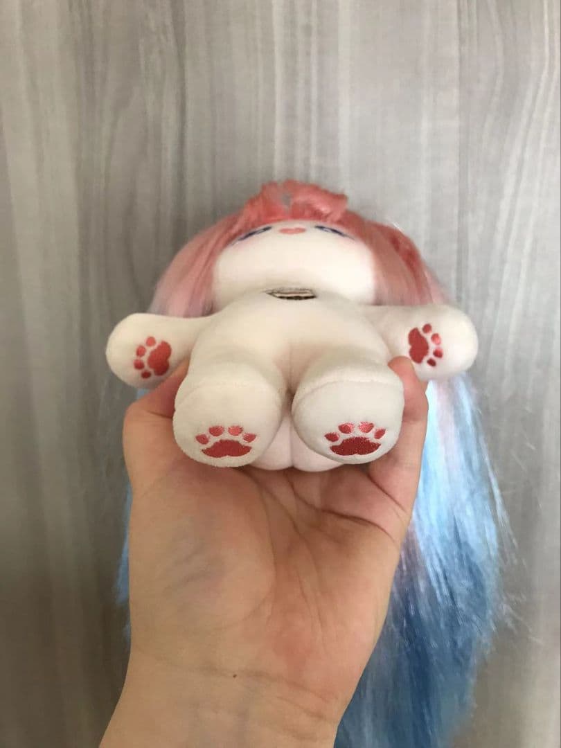 着せ替えぬいぐるみ 20cm ロングヘア スケルトン(骨)入り 無属性ぬいぐるみ