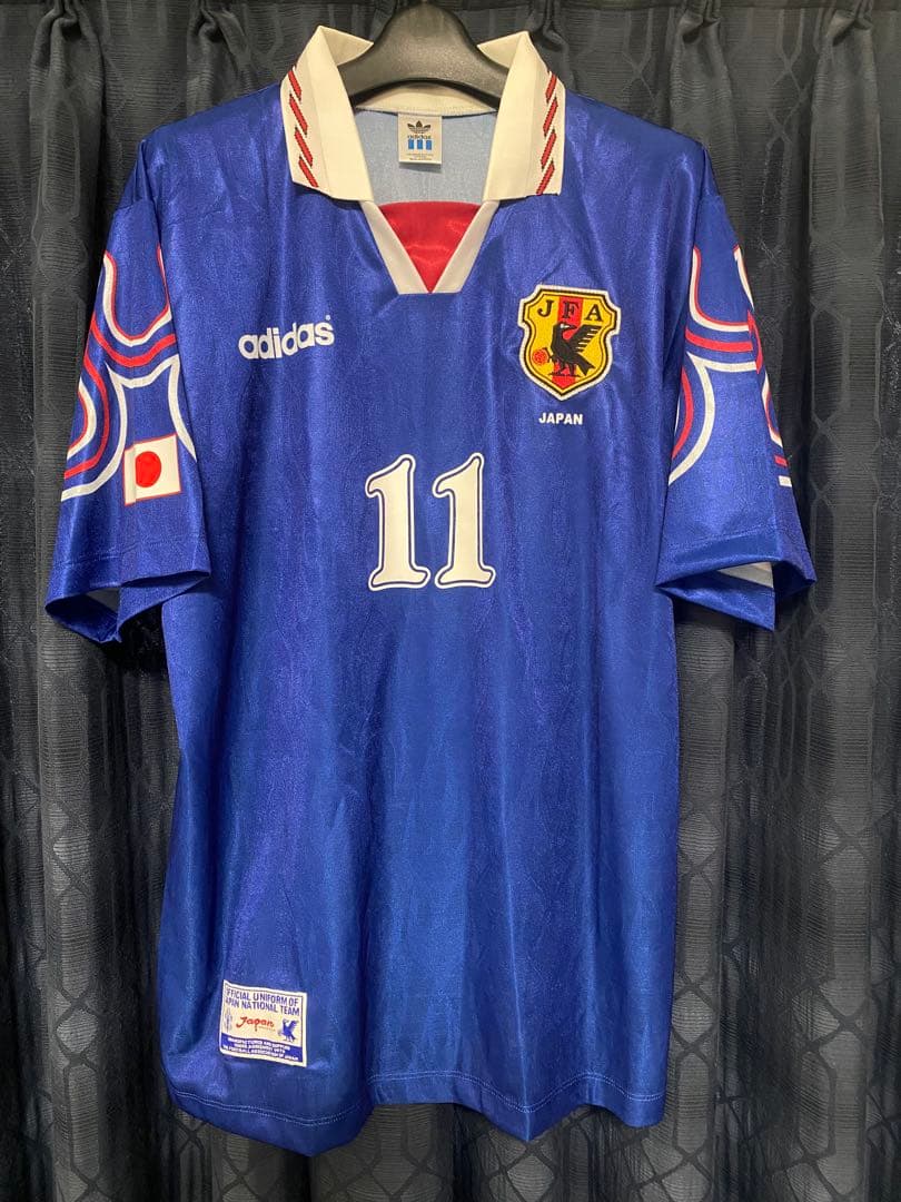 三浦知良　1997日本代表　ユニフォーム　Oサイズ　カズ　adidas