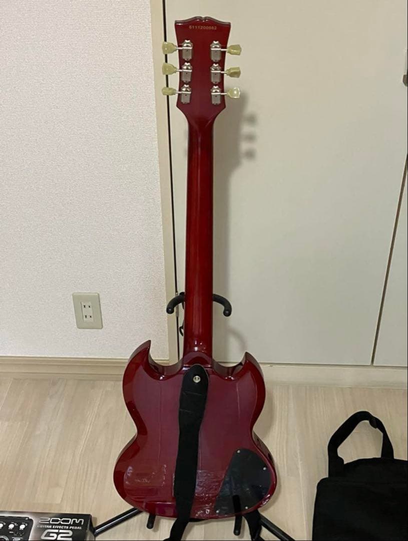 Blitz SGスタイル エレキギター レッド 左利き