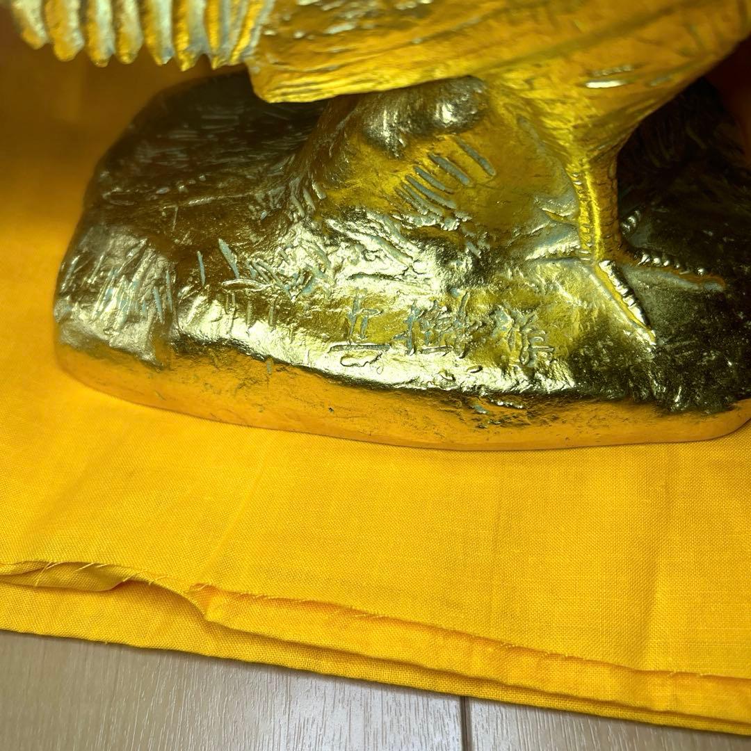 御神鶏　ブロンズ製•本金箔仕上　富永直樹