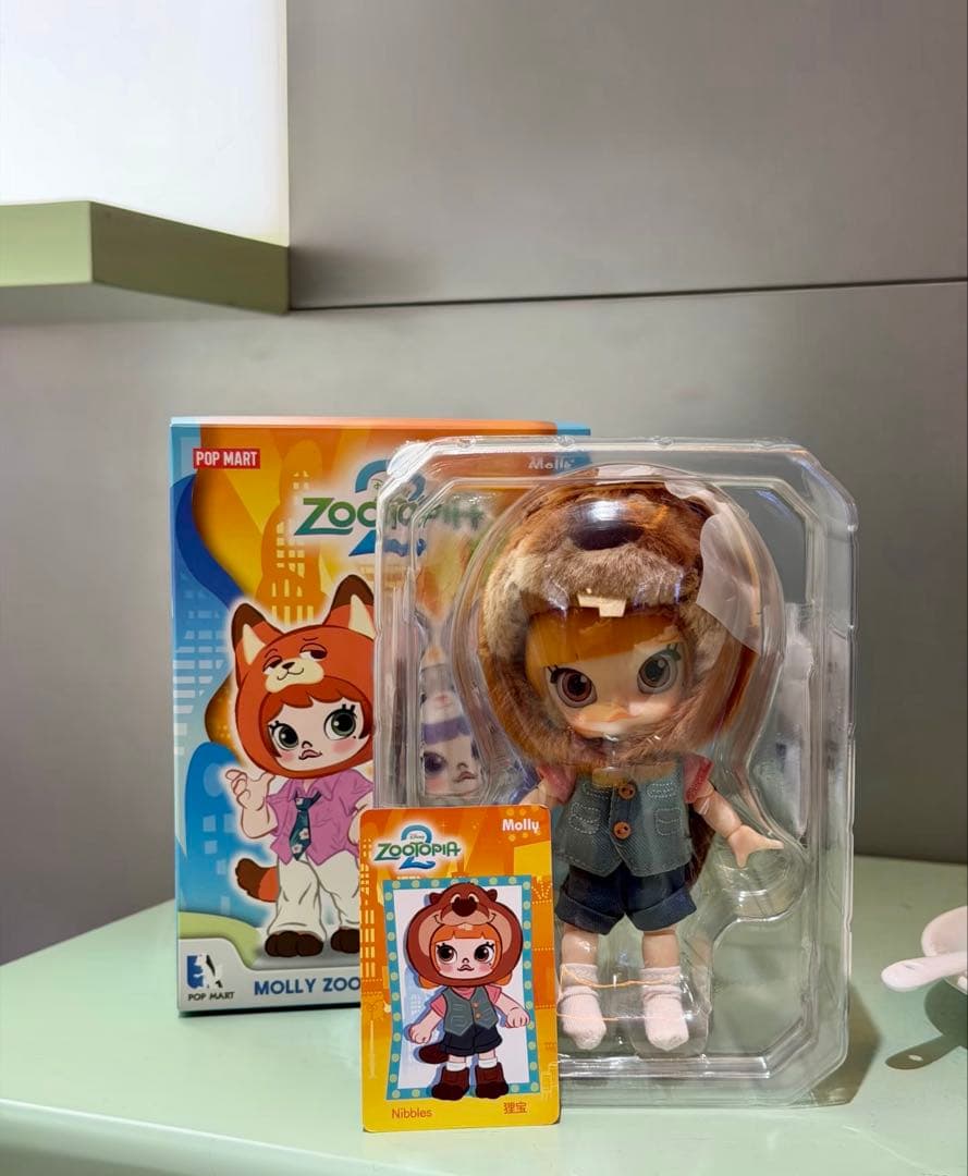 POPMART MOLLY ズートピア2アクションフィギュア シークレット