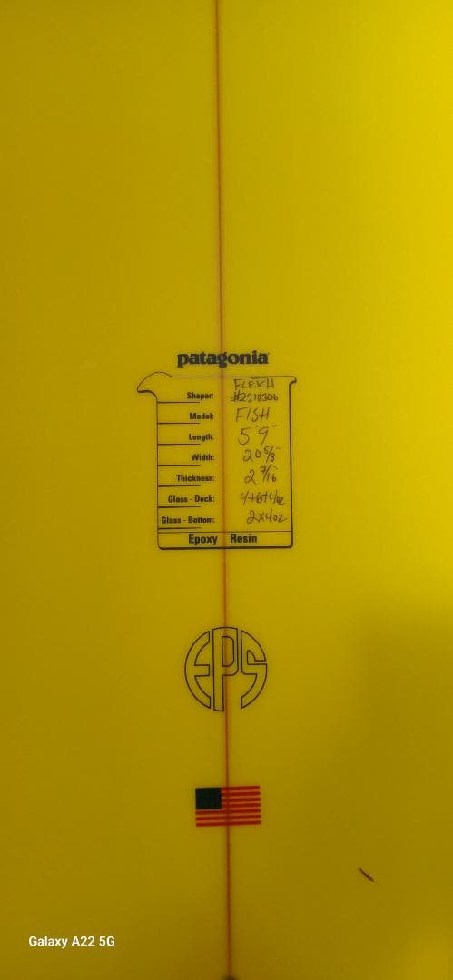 atok05 patagonia FCDサーフボード Fish Twin