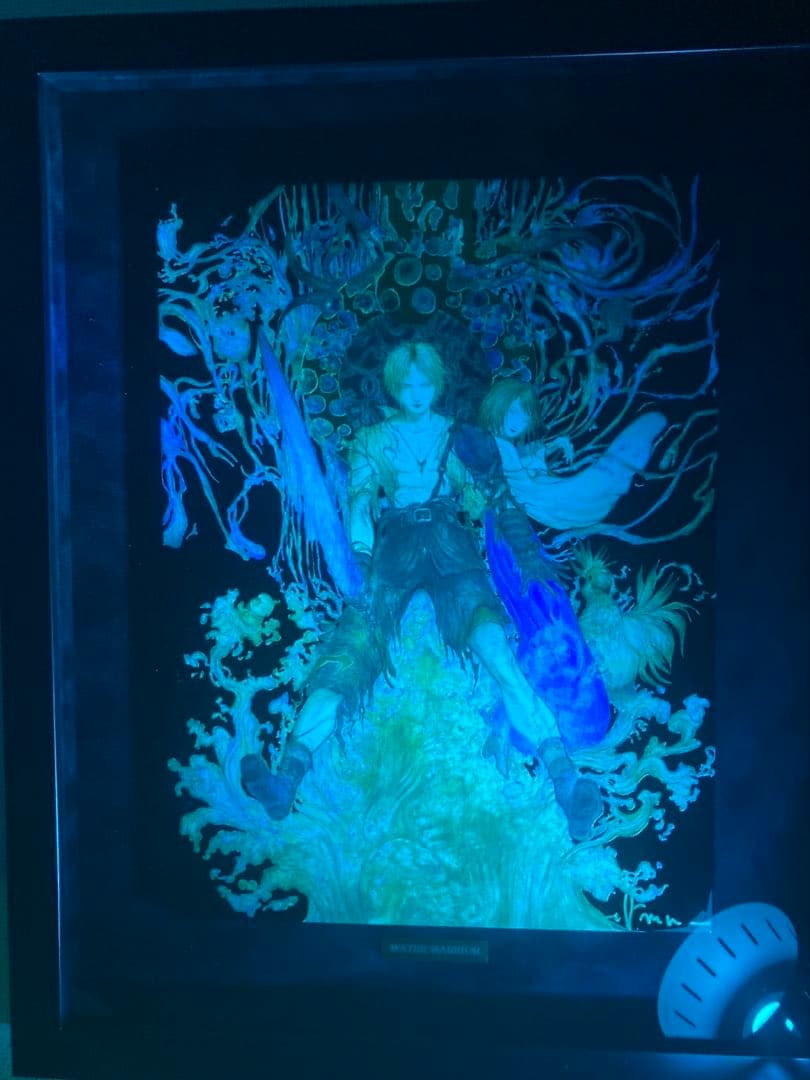【希少・極美品】天野喜孝FFX Water Warrior 漆 セミオーダー作品