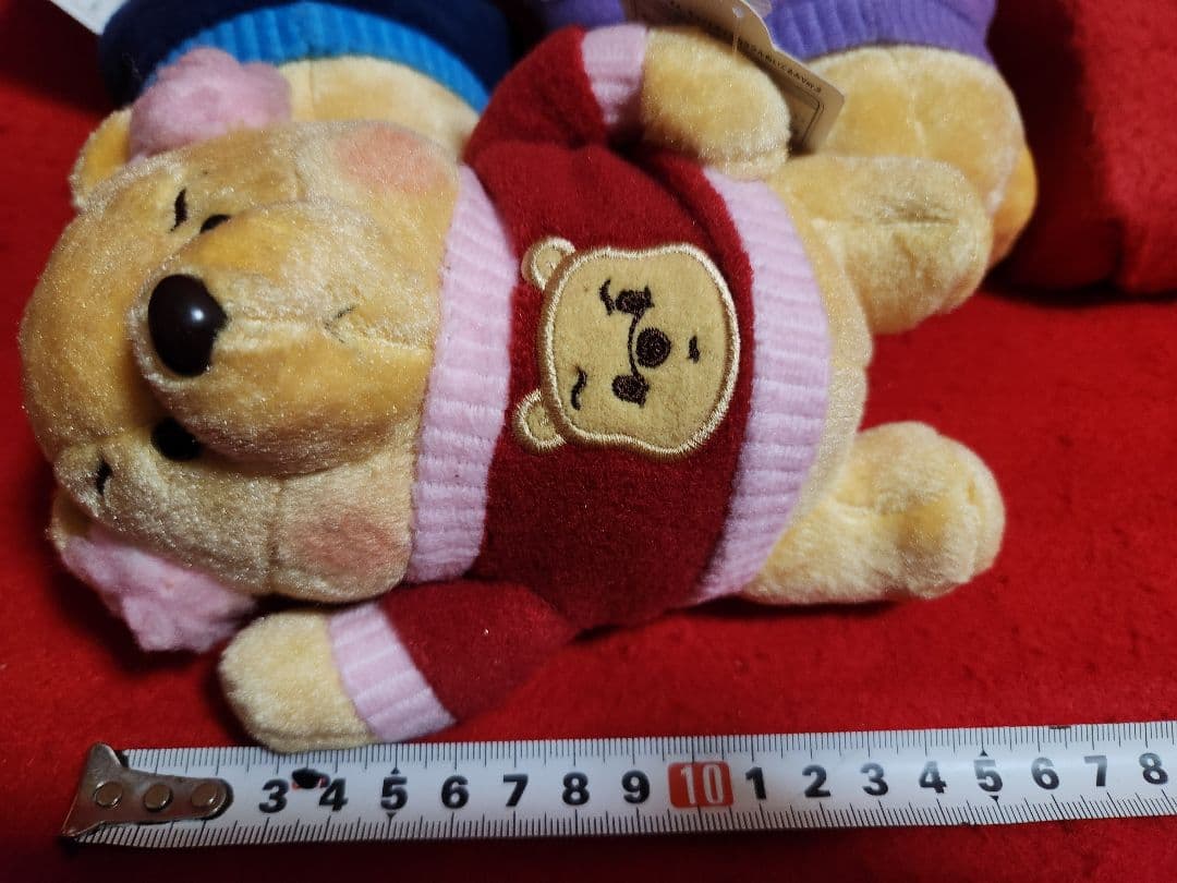 ディズニー　くまのプーさん　キュートサイズカラフルぬいぐるみ　disney