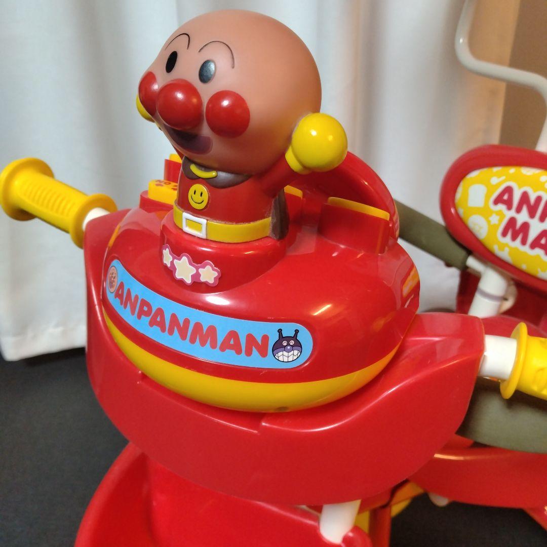 アンパンマン 三輪車 それいけ！アンパンマン デラックスII レッド 赤