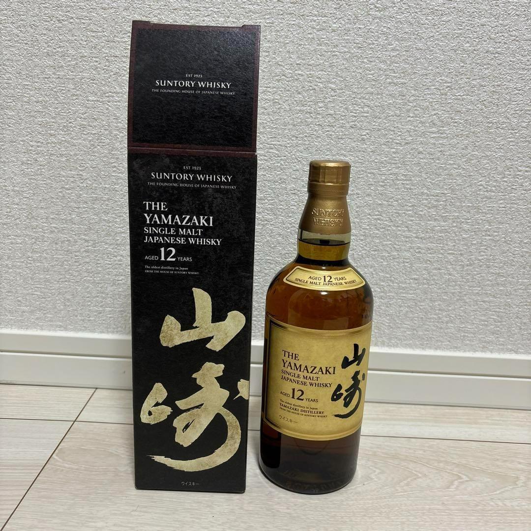 新品未開封 ウイスキー 山崎12年 サントリー シングルモルト