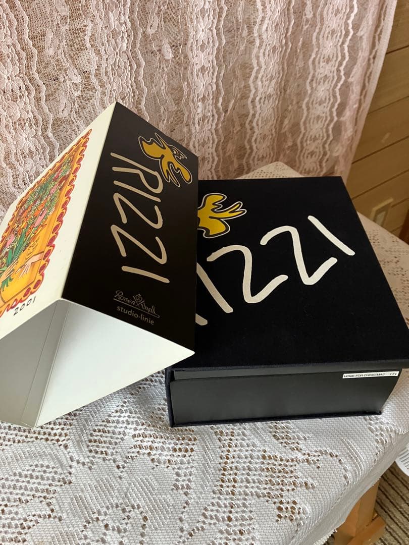ジェームスリジィRizzoli ハート型陶器ボックス