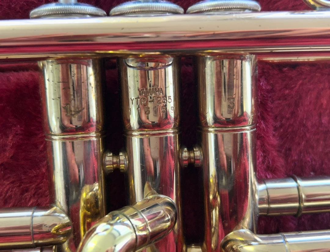 【中古】YAMAHA YTR-235 トランペット 本体 ケース付き