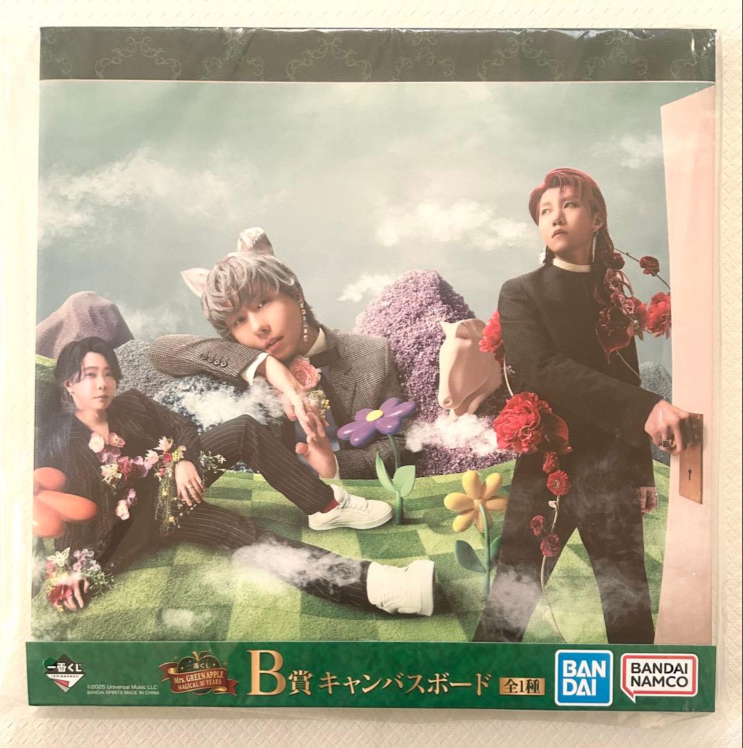 Mrs. GREEN APPLE 一番くじビジュアルボード キャンバスボード