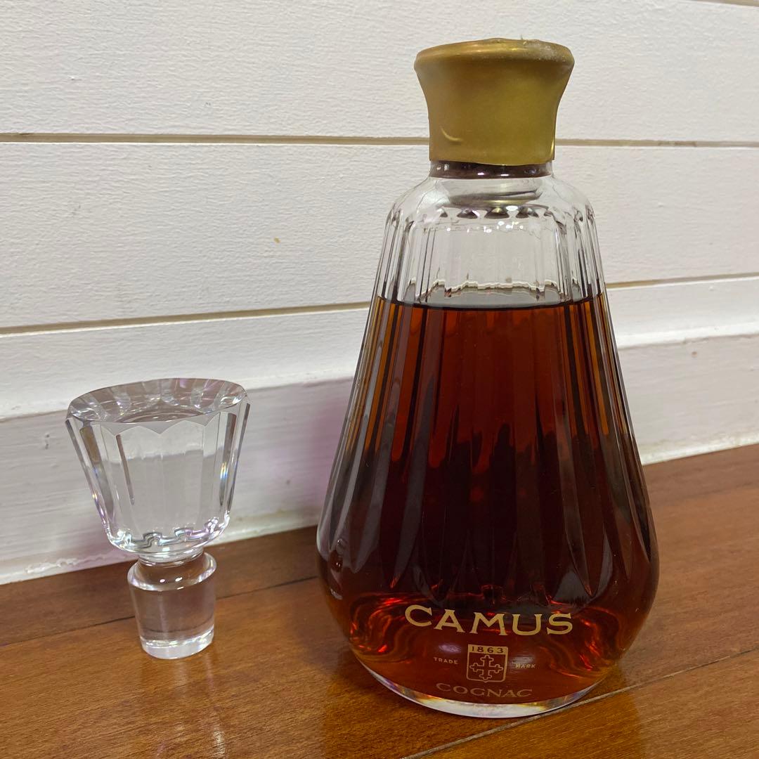 【未開栓】CAMUS　カミュ　バカラ　カラフェ　クリスタルボトル　替栓無　希少品