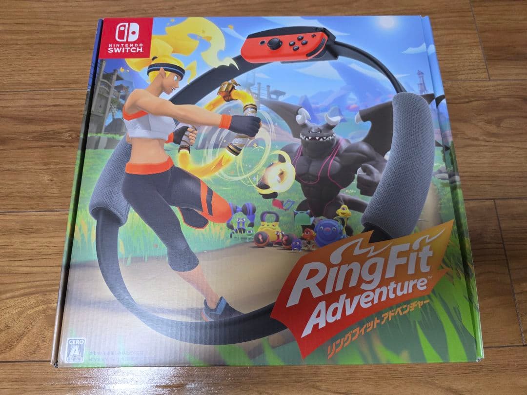Nintendo Switch 本体 リングフィット あつもり ケース【中古品】