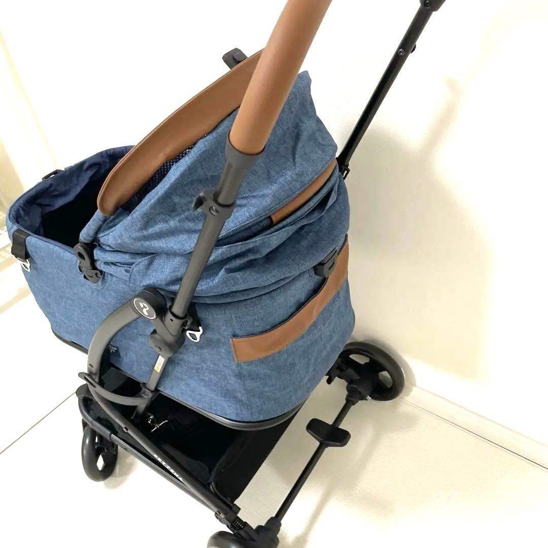 PETTENA MILOU ワンタッチで全部折りたためる分離型ペットカート