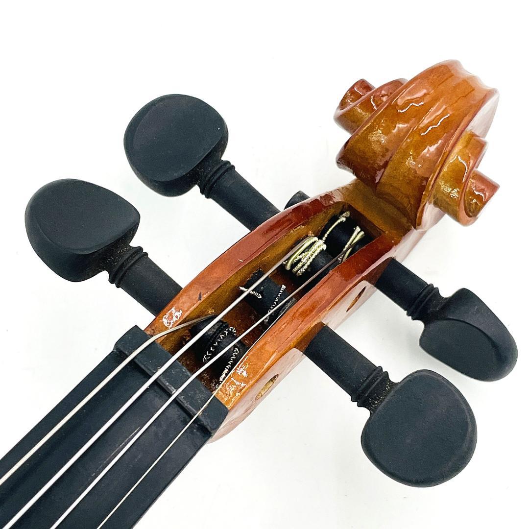 【美品・整備品】ラベル無し バイオリン 4/4 フルサイズ 弓・ハードケース付き