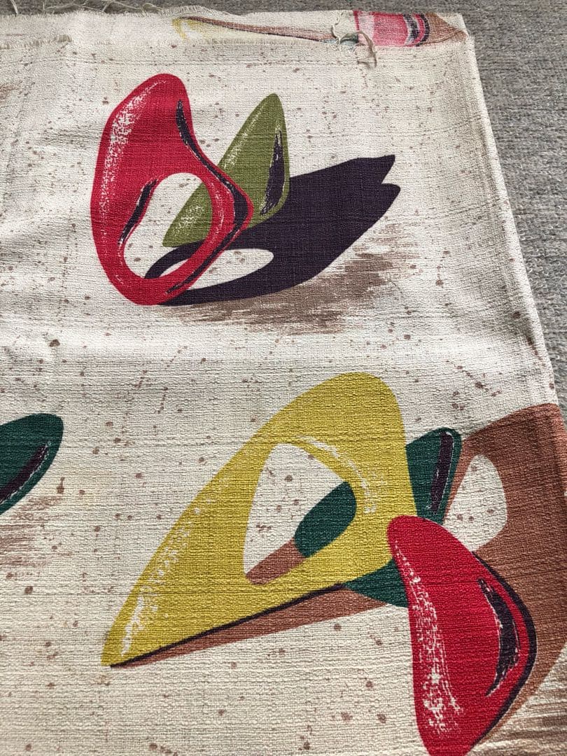 50s ヴィンテージプリント生地 超希少‼️