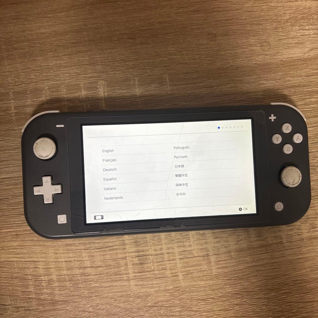 Nintendo Switchライト グレー ジャンク品