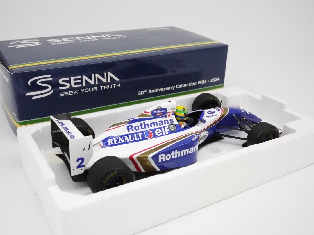 D1/18 ウィリアムズ FW16ラストレースロスマンズ A.セナ PMA