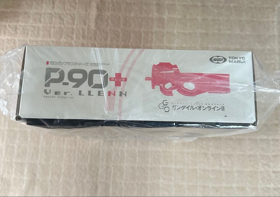 東京マルイP90レン(未開封)+販促ポスター額付+FMA P90リアスイベル