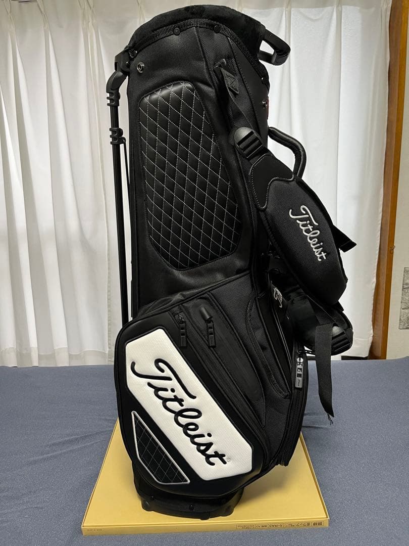 Titleist キャディバッグ スタンド付ブラック/ホワイトTB20SXSF