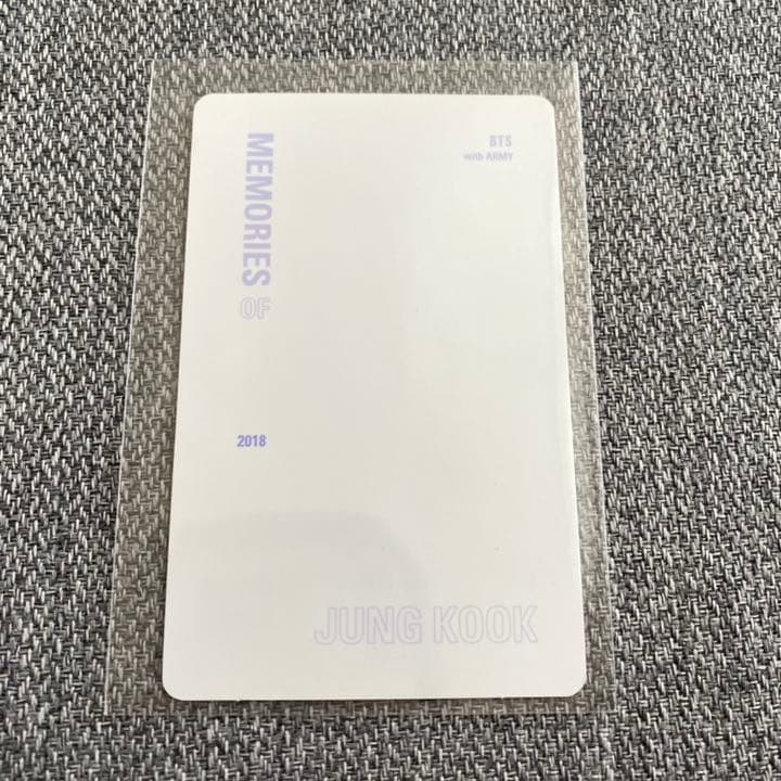 BTS トレカ グク Memories2018 DVD