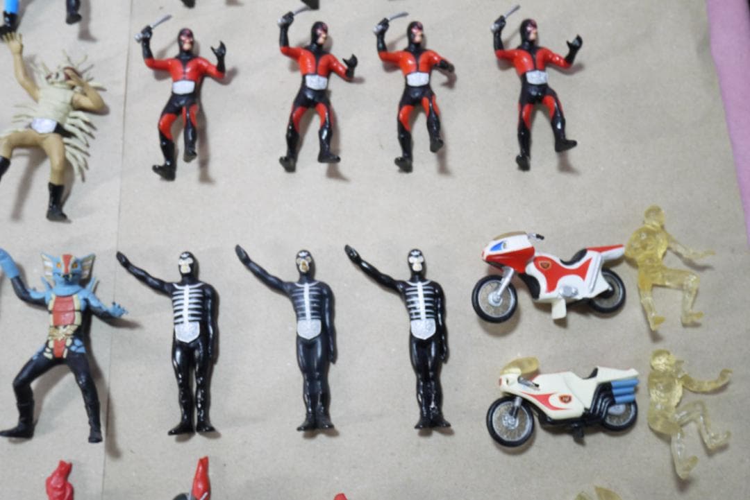 HG 仮面ライダー　旧1号　旧2号もの　怪人　戦闘員　サイクロン　72体