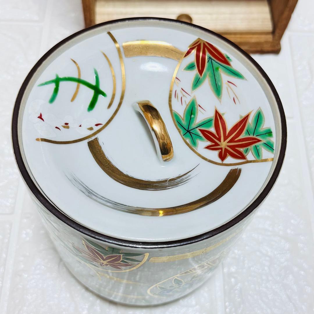 茶道具セット 陶器 茶碗 木製収納　茶道お稽古