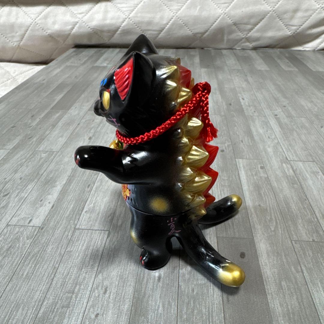 小夏屋　ネゴラ　黒招き猫　ソフビ