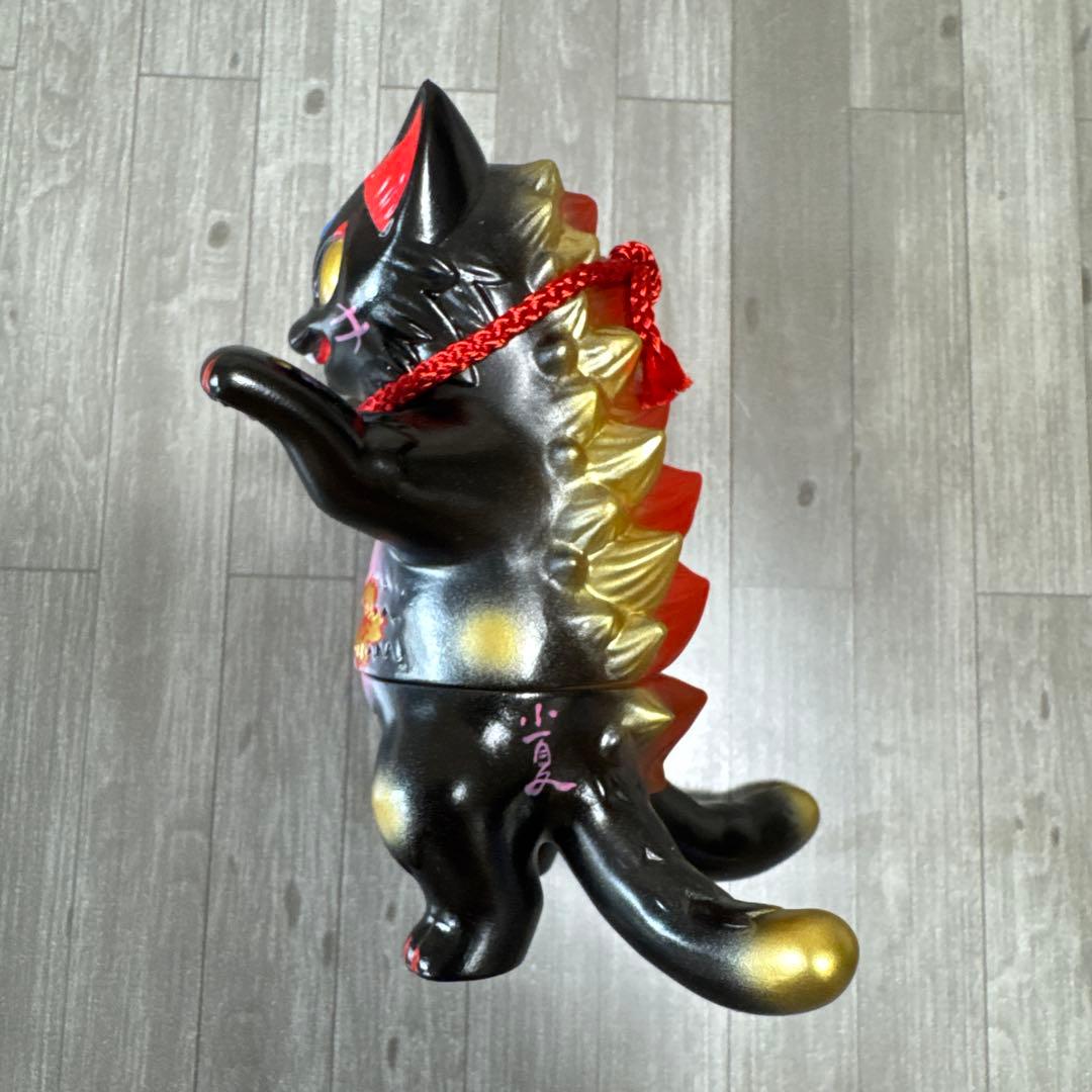 小夏屋　ネゴラ　黒招き猫　ソフビ