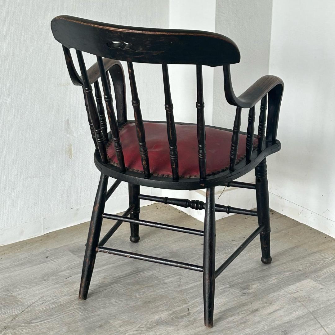 イギリス アンティーク 家具 アーム チェア 1900年頃 椅子 593A