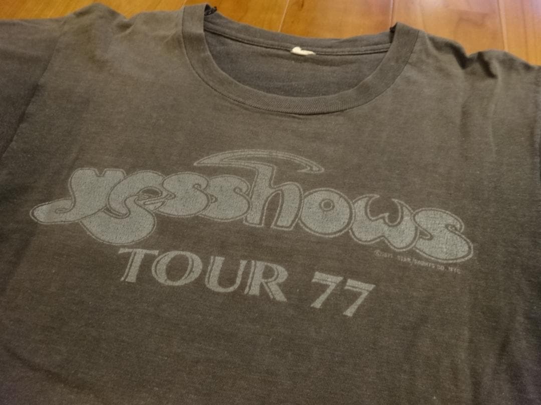 スペシャル　激レア　鬼フェード　１９７７年　YES　ツアーT　イエス