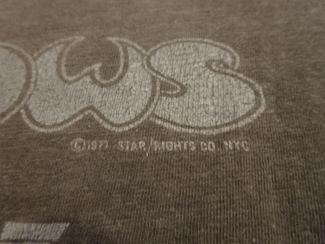 スペシャル　激レア　鬼フェード　１９７７年　YES　ツアーT　イエス