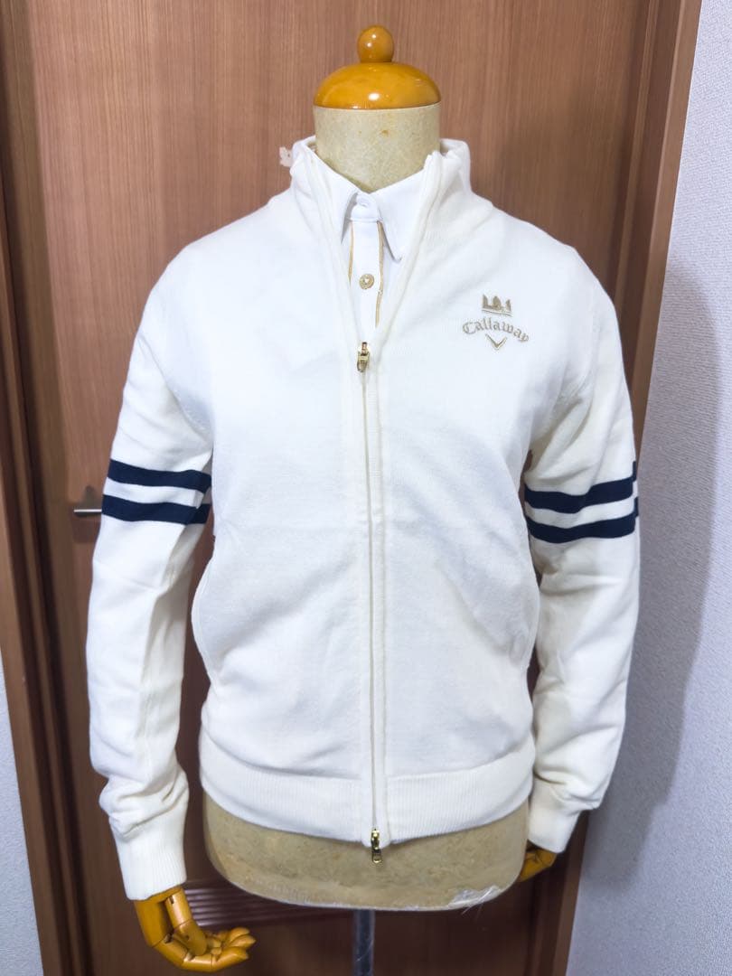 ３点セット【新品】キャロウェイ ホワイト 保温 フリース スカート シャツ 防寒