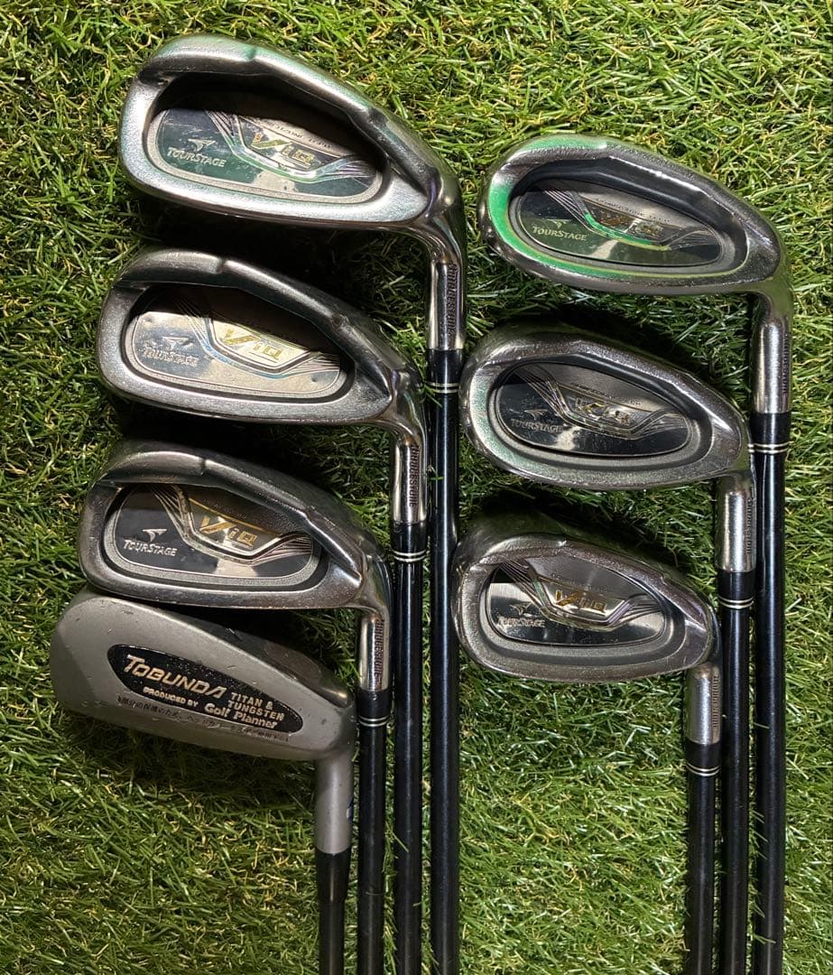メンズクラブ12本セット TOURSTAGEキャディバッグ付き