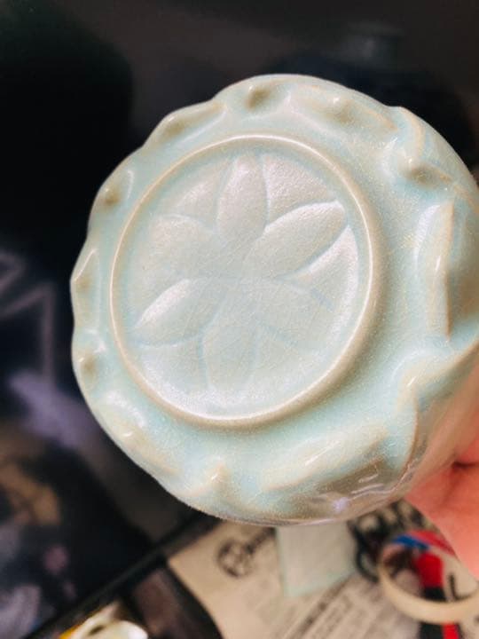 中国宋代青瓷盖碗，茶器。