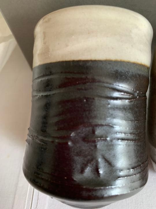 小川幸彦作湯呑み茶碗ペア
