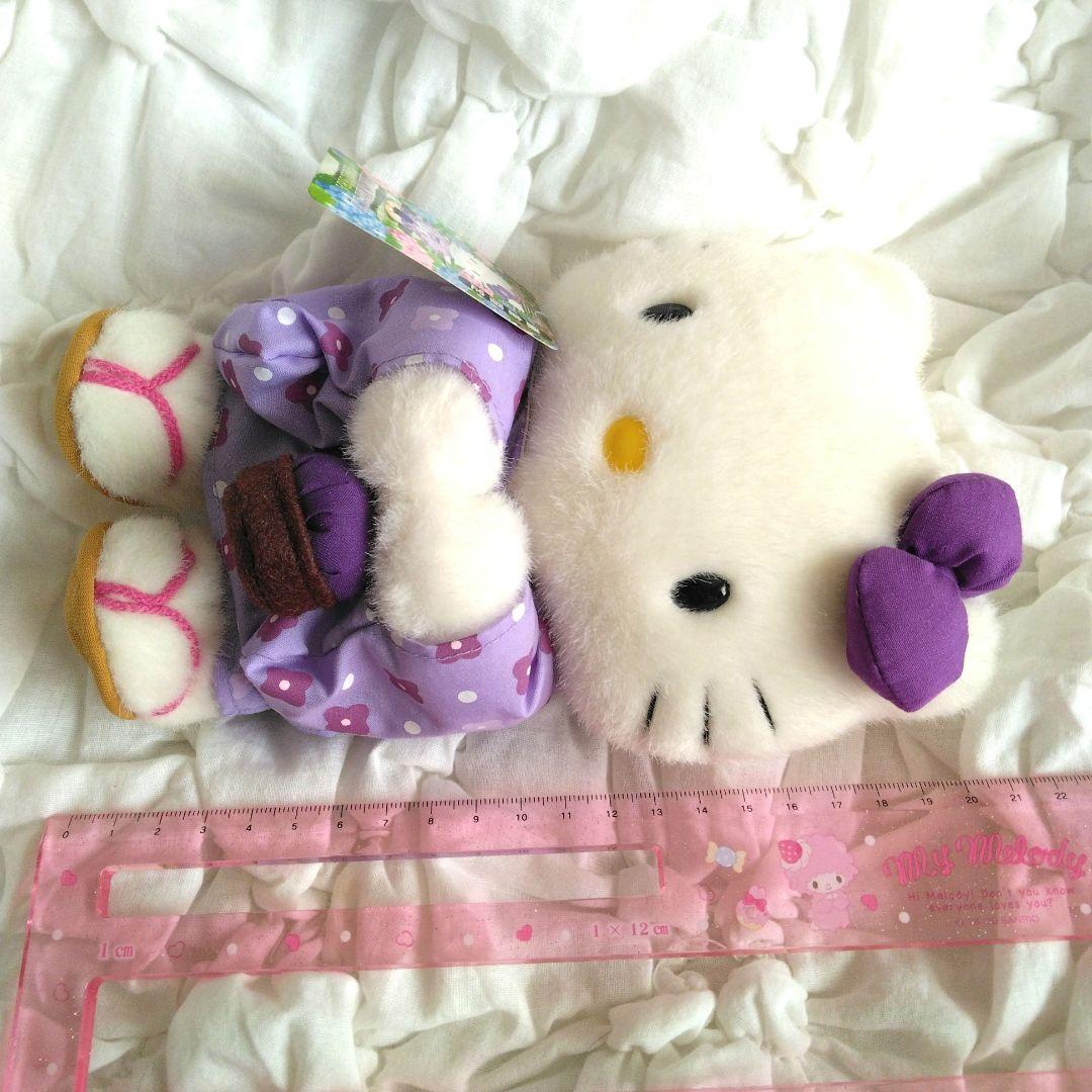 ご当地キティ　鎌倉　ハローキティ　ぬいぐるみ　キティ　サンリオ　あじさい　浴衣