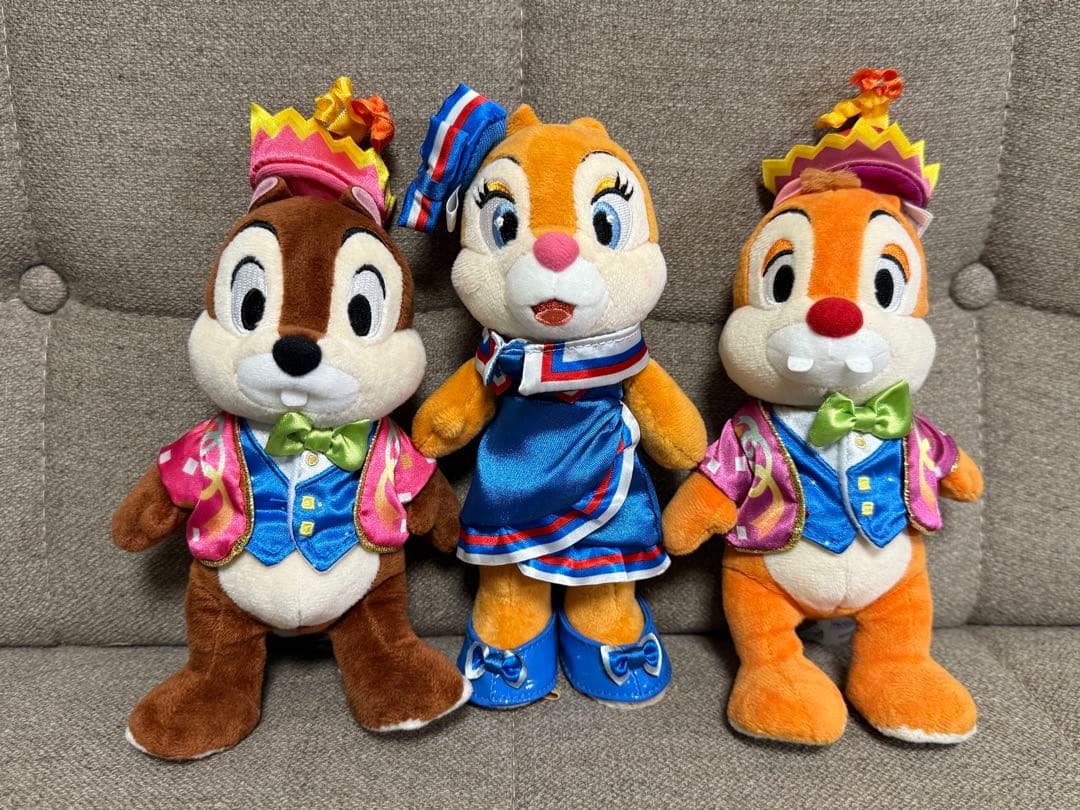 【送料込】ポージープラッシー チップとデール クラリス セット売り