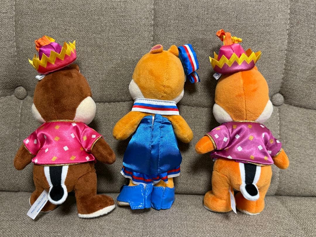 【送料込】ポージープラッシー チップとデール クラリス セット売り