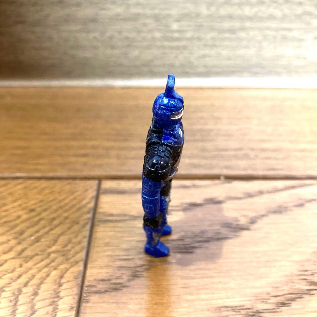 ブルービート フィギュア 重甲ビーファイター カブト 当時物 メタルヒーロー 青