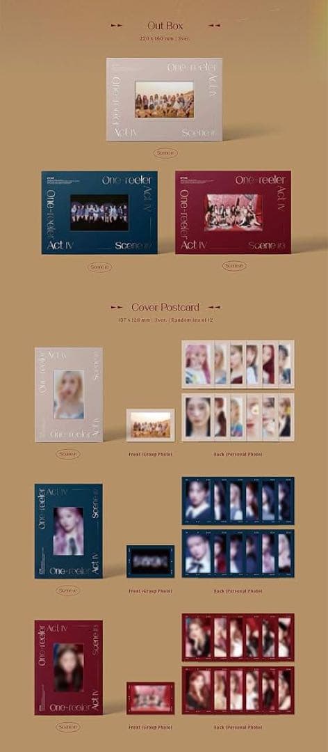 アイドル IZ*ONE One-reeler Act IV 4th Mini Album