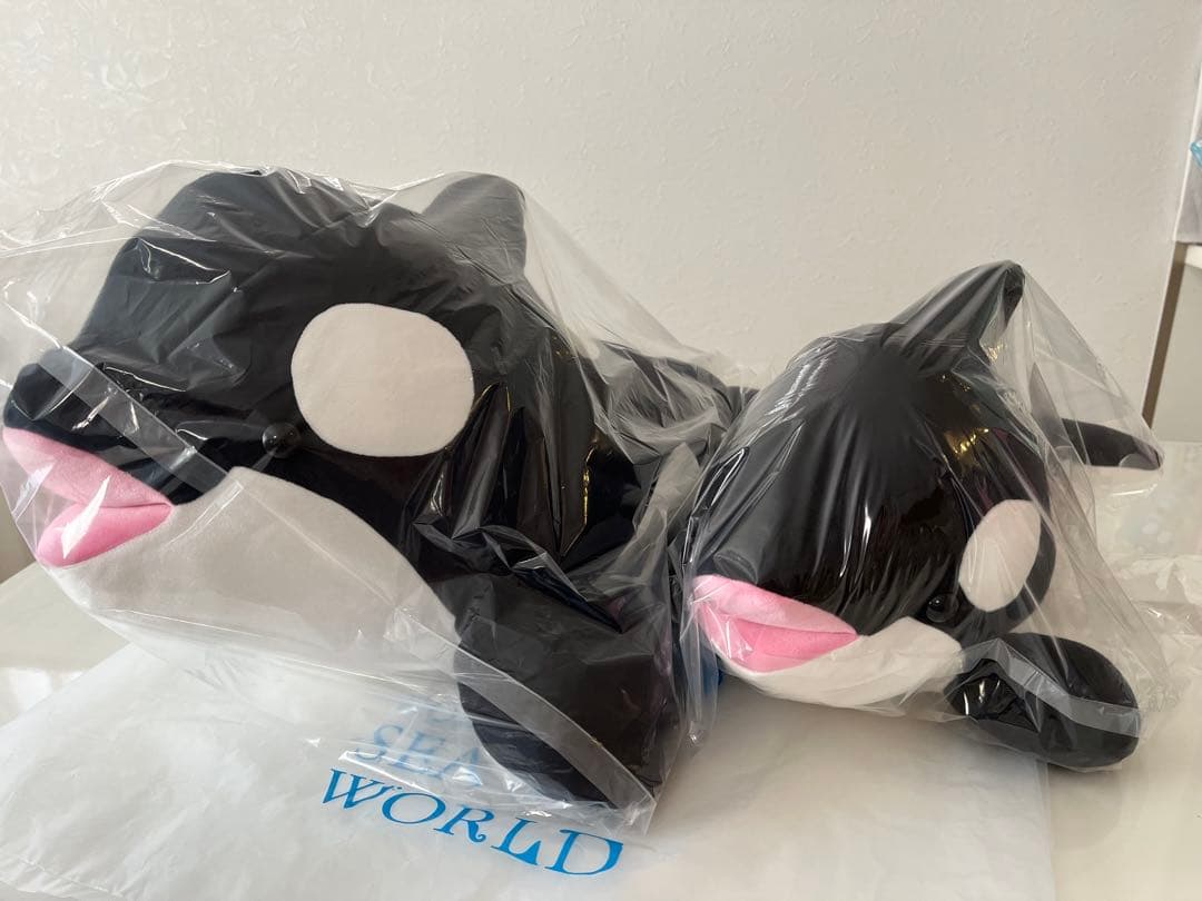 須磨シーワールド　オルカくじ　シャチ　ぬいぐるみ　1等&2等　セット売り