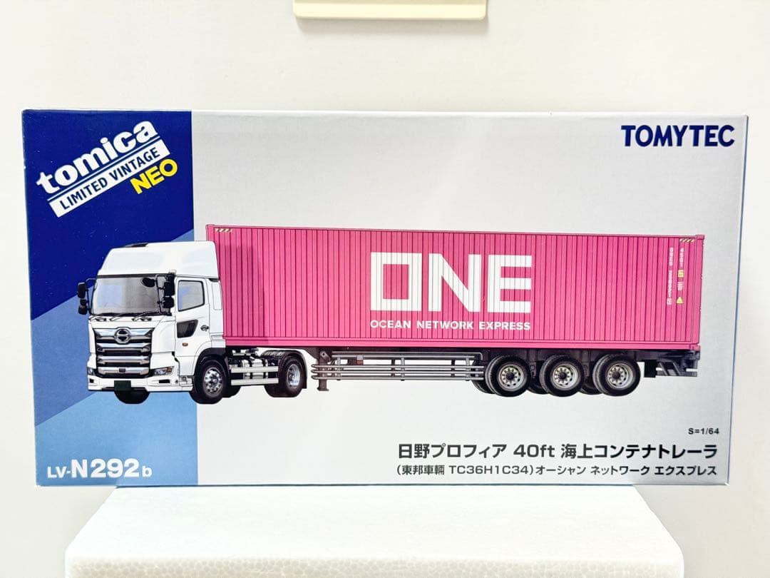 【トミカ】日野・プロフィア　海上コンテナトレーラー　HINO デコトラ
